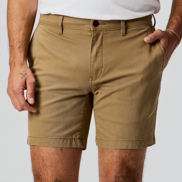 Huckberry Other - Huckberry Flint & Tinder 365 Chino 7” Short Khaki Stretch Cotton Preppy-34